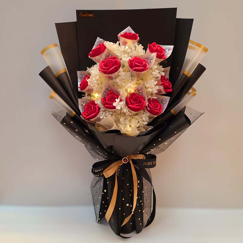 Red Roses Money Flowers 1 Red Roses Money Flowers