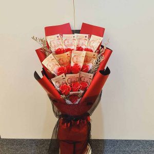 Soap Flowers Money Bouquet