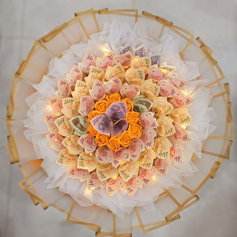 Romantic Cash Bouquet 2 Romantic Cash Bouquet - Image 2