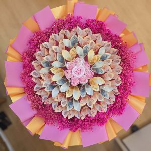 Blossom Pink Money Bouquet