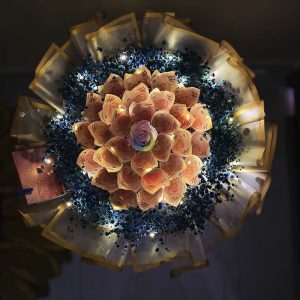 Eternal Blue Money Bouquet