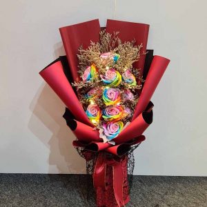 Rainbow Soap Flower Bouquet