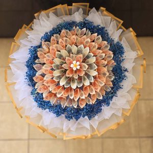 Ocean Blue Money Bouquet