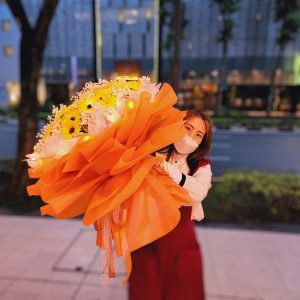 99 Sunflowers Bouquet
